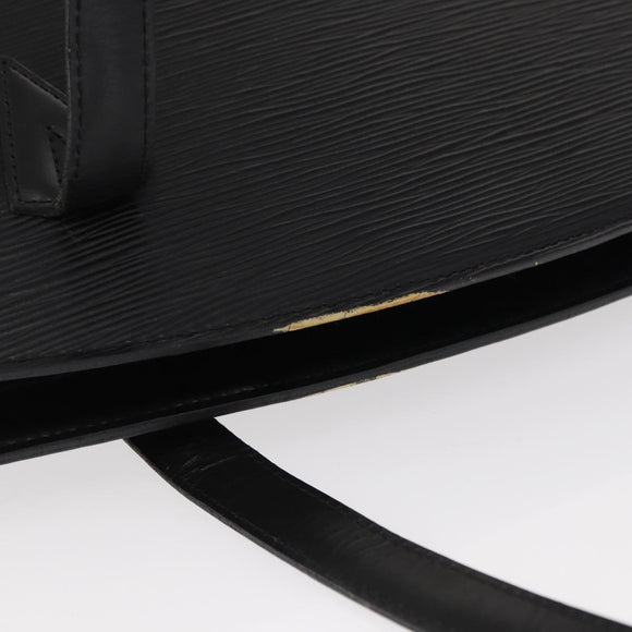 LOUIS VUITTON Epi Saint Jacques Shopping Shoulder Bag Black M52262 Auth 155149