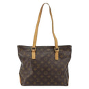 LOUIS VUITTON Monogram Cabas Piano Tote Bag M51148 LV Auth 155150-13