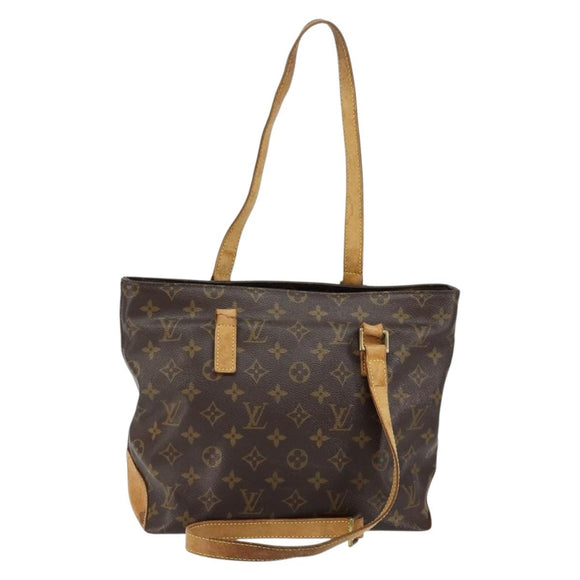 LOUIS VUITTON Monogram Cabas Piano Tote Bag M51148 LV Auth 155150