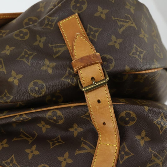 LOUIS VUITTON Monogram Saumur 43 Shoulder Bag M42252 LV Auth 155153