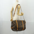 LOUIS VUITTON Monogram Saumur 43 Shoulder Bag M42252 LV Auth 155153-26
