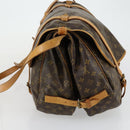 LOUIS VUITTON Monogram Saumur 43 Shoulder Bag M42252 LV Auth 155153-3