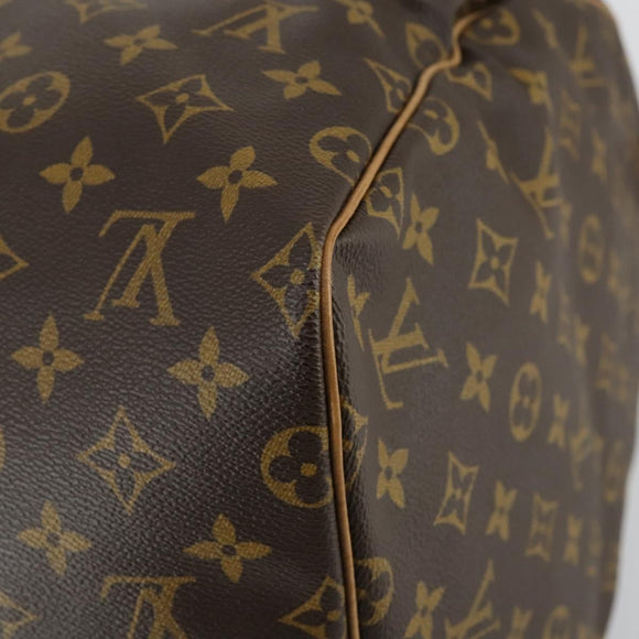 LOUIS VUITTON Monogram Keepall 55 Boston Bag M41424 LV Auth 155156