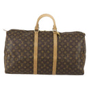 LOUIS VUITTON Monogram Keepall 55 Boston Bag M41424 LV Auth 155156-13