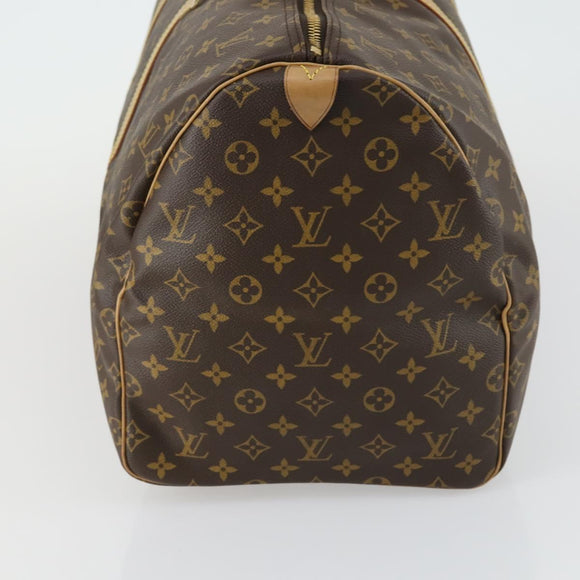LOUIS VUITTON Monogram Keepall 55 Boston Bag M41424 LV Auth 155156