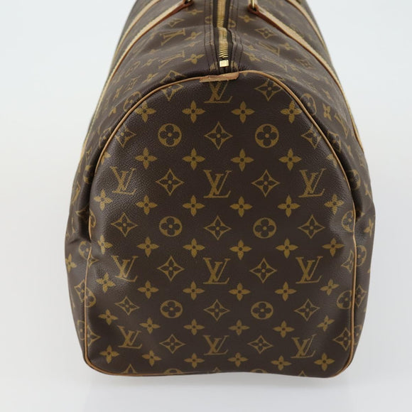 LOUIS VUITTON Monogram Keepall 55 Boston Bag M41424 LV Auth 155156