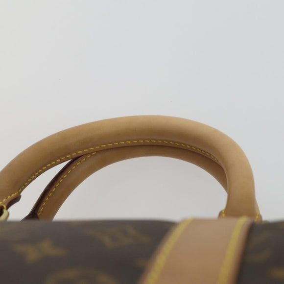 LOUIS VUITTON Monogram Keepall 55 Boston Bag M41424 LV Auth 155156