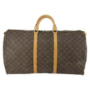 LOUIS VUITTON Monogram Keepall 60 Boston Bag M41422 LV Auth 155159-2