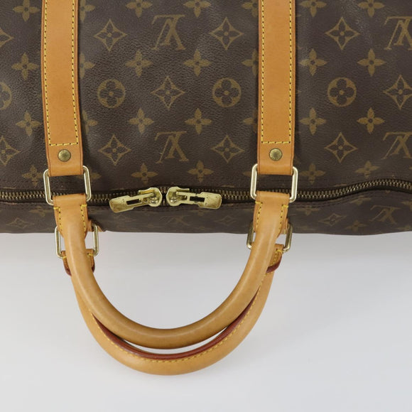 LOUIS VUITTON Monogram Keepall 60 Boston Bag M41422 LV Auth 155159
