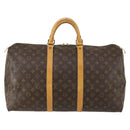 LOUIS VUITTON Monogram Keepall 50 Boston Bag M41426 LV Auth 155160-13