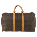 LOUIS VUITTON Monogram Keepall 50 Boston Bag M41426 LV Auth 155160-2