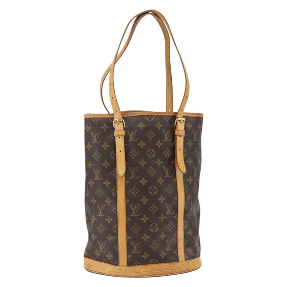 LOUIS VUITTON Monogram Bucket GM Shoulder Bag M42236 LV Auth 155162