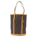LOUIS VUITTON Monogram Bucket GM Shoulder Bag M42236 LV Auth 155162-2