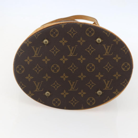 LOUIS VUITTON Monogram Bucket GM Shoulder Bag M42236 LV Auth 155162