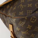 LOUIS VUITTON Monogram Saumur 35 Shoulder Bag M42254 LV Auth 155167-11