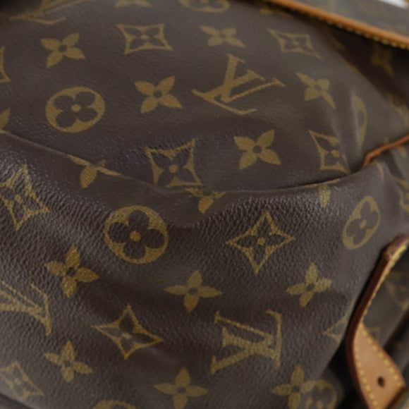 LOUIS VUITTON Monogram Saumur 35 Umhängetasche M42254 LV Auth 155167