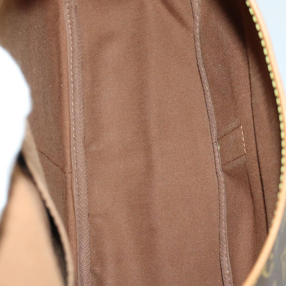 LOUIS VUITTON Monogram Saumur 35 Shoulder Bag M42254 LV Auth 155167