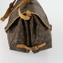 LOUIS VUITTON Monogram Saumur 35 Umhängetasche M42254 LV Auth 155167-4