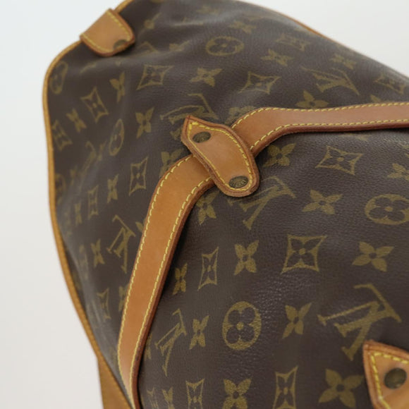 LOUIS VUITTON Monogram Saumur 35 Shoulder Bag M42254 LV Auth 155167