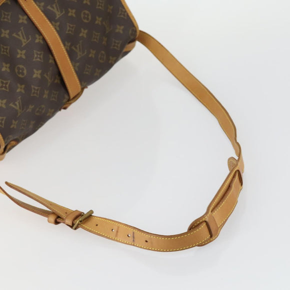 LOUIS VUITTON Monogram Saumur 35 Shoulder Bag M42254 LV Auth 155167