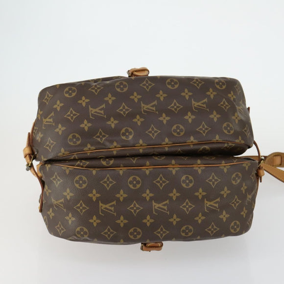 LOUIS VUITTON Monogram Saumur 35 Umhängetasche M42254 LV Auth 155167