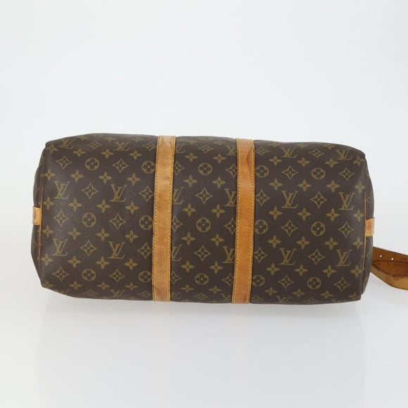LOUIS VUITTON Monogram Keepall Bandouliere 45 Boston Bag M41418 LV Auth 155169