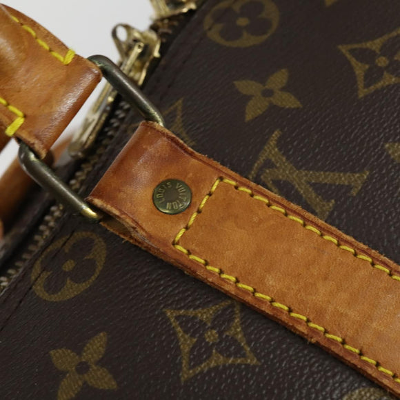 LOUIS VUITTON Monogram Keepall Bandouliere 45 Boston Bag M41418 LV Auth 155169