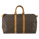 LOUIS VUITTON Monogram Keepall Bandouliere 45 Boston Bag M41418 LV Auth 155169-13