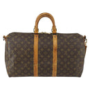 LOUIS VUITTON Monogram Keepall Bandouliere 45 Boston Bag M41418 LV Auth 155169-2