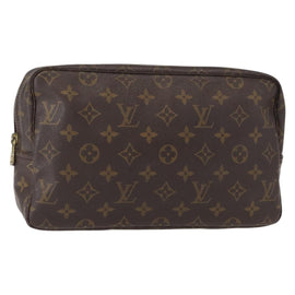 LOUIS VUITTON Monogram Trousse Toilette 28 Clutch Bag M47522 LV Auth 155172