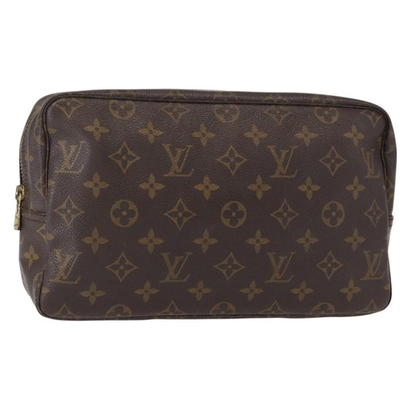 LOUIS VUITTON Monogram Trousse Toilette 28 Clutch Bag M47522 LV Auth 155172
