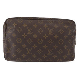LOUIS VUITTON Monogram Trousse Toilette 28 Clutch Bag M47522 LV Auth 155172 - 0