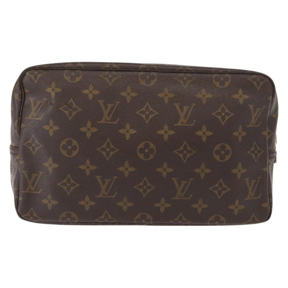 LOUIS VUITTON Monogram Trousse Toilette 28 Clutch Bag M47522 LV Auth 155172