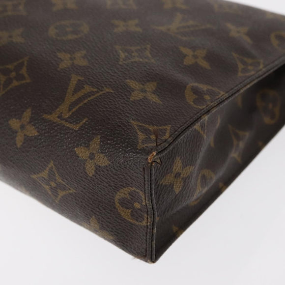 LOUIS VUITTON Monogram Poche Toilette 26 Pouch M47542 LV Auth 155174