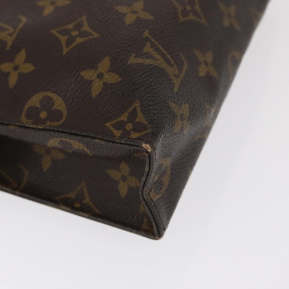 LOUIS VUITTON Monogram Poche Toilette 26 Pouch M47542 LV Auth 155174