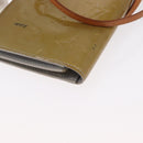 LOUIS VUITTON Monogram Vernis Walker Wallet Gris M91031 LV Auth 155176-14