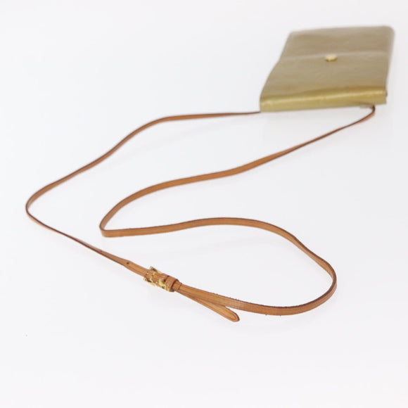 LOUIS VUITTON Monogram Vernis Walker Wallet Gris M91031 LV Auth 155176