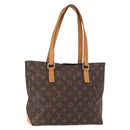 LOUIS VUITTON Monogram Cabas Piano Tote Bag M51148 LV Auth 155180-1