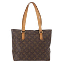 LOUIS VUITTON Monogram Cabas Piano Tote Bag M51148 LV Auth 155180-2