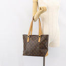 LOUIS VUITTON Monogram Cabas Piano Tote Bag M51148 LV Auth 155181-22