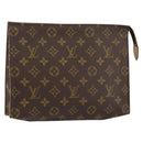 LOUIS VUITTON Monogram Poche Toilette 26 Pouch M47542 LV Auth 155182-1