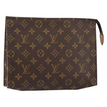 LOUIS VUITTON Monogram Poche Toilette 26 Pouch M47542 LV Auth 155182
