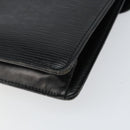 LOUIS VUITTON Epi Serie Dragonne Clutch Bag Black Noir M52612 LV Auth 155183-10