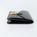 LOUIS VUITTON Epi Serie Dragonne Clutch Bag Black Noir M52612 LV Auth 155183-4
