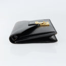 LOUIS VUITTON Epi Serie Dragonne Clutch Bag Black Noir M52612 LV Auth 155183-5