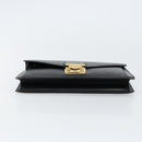 LOUIS VUITTON Epi Serie Dragonne Clutch Bag Black Noir M52612 LV Auth 155183-7