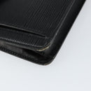 LOUIS VUITTON Epi Serie Dragonne Clutch Bag Black Noir M52612 LV Auth 155183-9