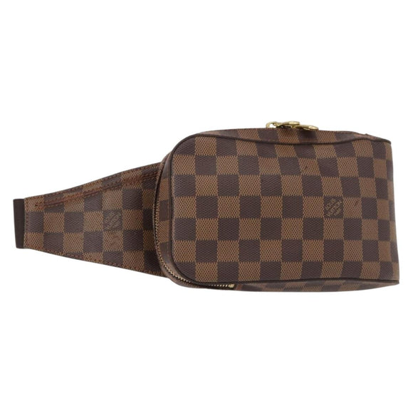 LOUIS VUITTON Damier Ebene Geronimos Shoulder Bag N51994 LV Auth 155185