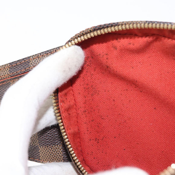 LOUIS VUITTON Damier Ebene Geronimos Shoulder Bag N51994 LV Auth 155185