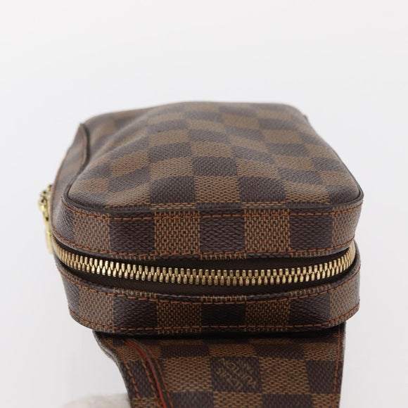 LOUIS VUITTON Damier Ebene Geronimos Shoulder Bag N51994 LV Auth 155185